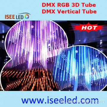 เอฟเฟกต์ LED 3D ที่อยู่ได้ RGB Crystal Tube กันน้ำ